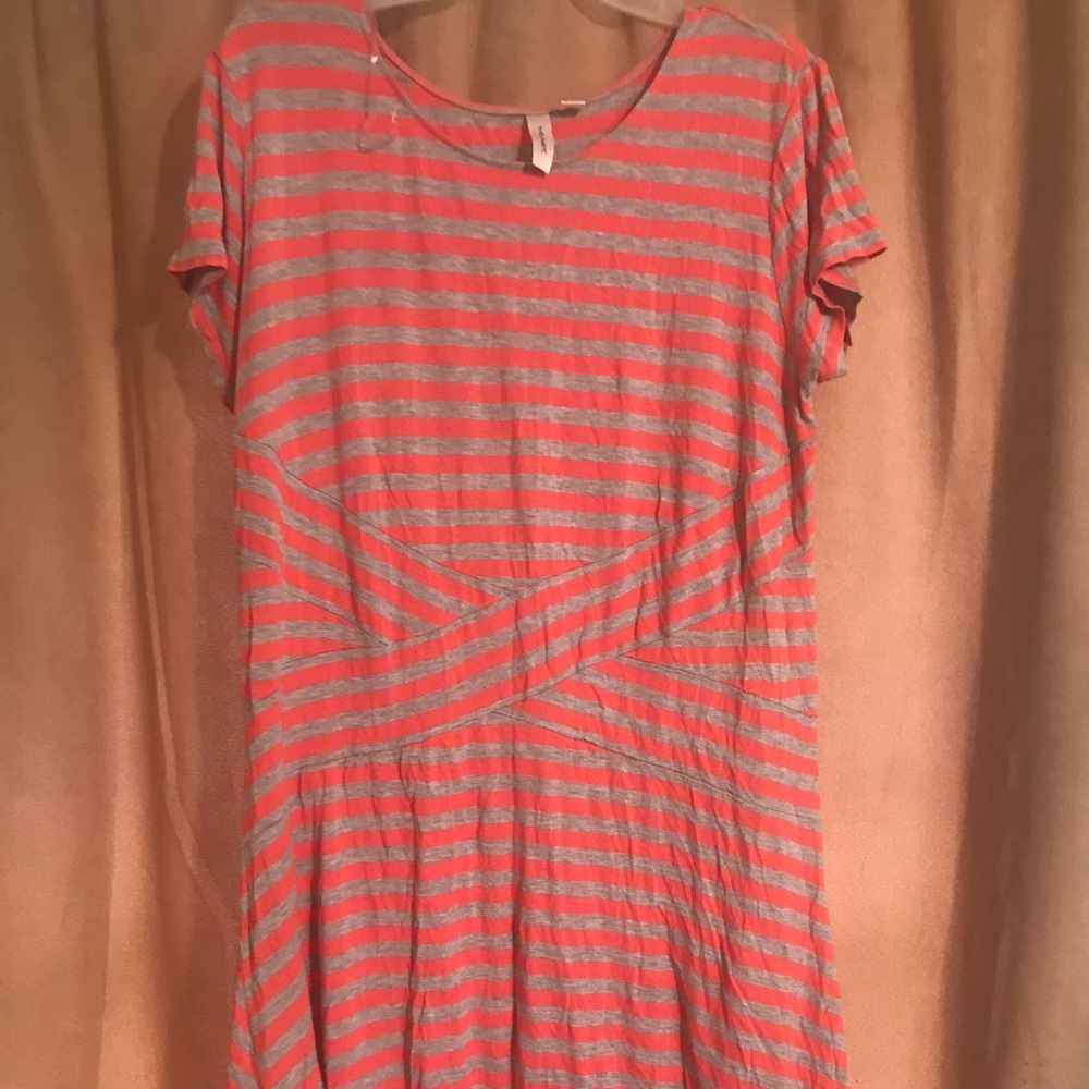 SOLD!!Comfy Maxi short striped dress